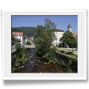 Fluss Enz in Bad Wildbad